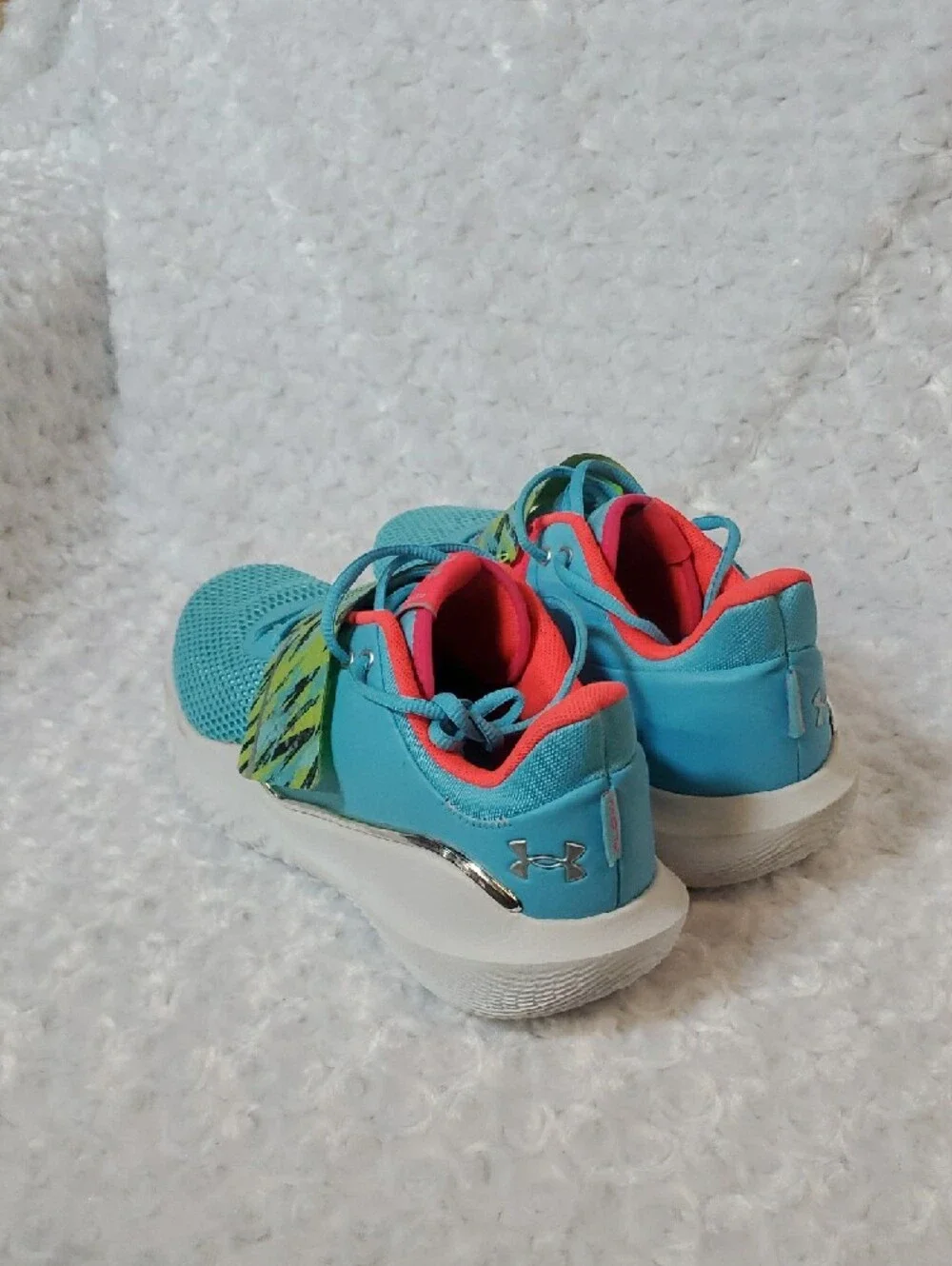 Under Armour Turquoise & Coral Women's Training Shoes